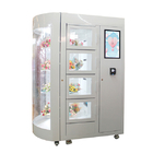 Automatic Flower Vending Machine For Bouquets With Transparent Shelf Display