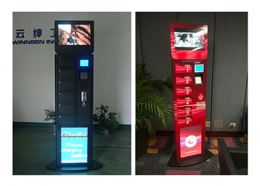 LCD Reclamevertoning Mobiele het Laden Kiosk Elektronisch Kastsysteem