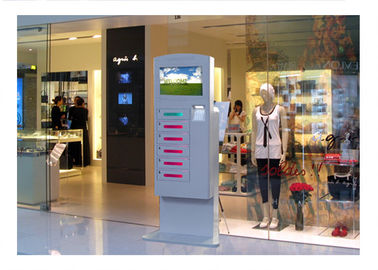 OEM-oplaadstations voor mobiele telefoons Video reclame Automatische slimme kiosk Interactieve informatie