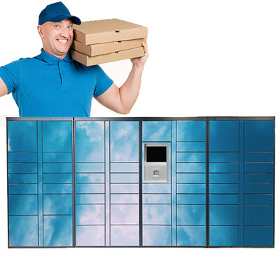 E-commerciële doos Pakketbezorging lockers met 22 inch scherm en Android-systeem
