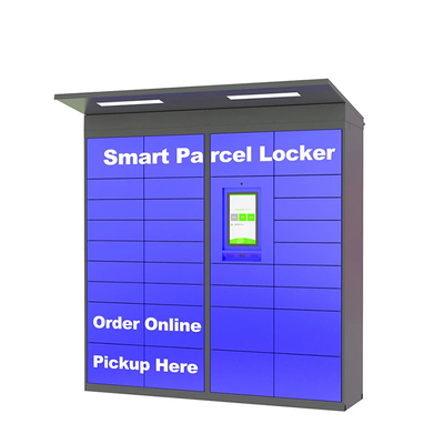 Qr-code Pakketbezorging Lockers Verf Afwerking