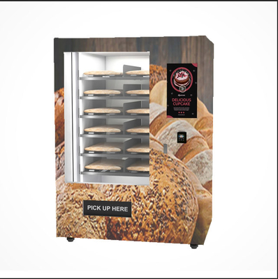 Vers baguette uitverkoopmachine voor cupcake brood met koelsysteem