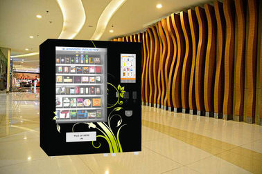 De SnackAutomaat van muntstukbill credit card payment food met Ver Platform en Reclame