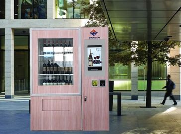 De WijnAutomaat van de Winnsen Minimarkt met het Systeem van de Liftlift, 22 Duimtouch screen