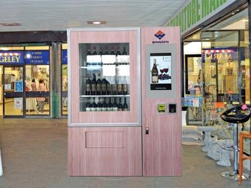 De Automaat van de touch screen Rode Wijn Voor Straat, SapAutomaat