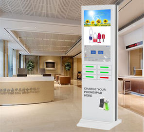 Van de de Lastenvloer van Android de Vrije de Tribune Mobiele Telefoon het Laden Machine van de Kastendoos Digitale Signage Kiosk