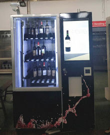 De koele Kiosk van de WijnenAutomaat voor Supermarkt met 55 Duimtouch screen