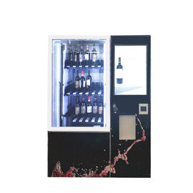 Van de de Kolafles van het wijnbier Kiosk van de het Sap de Automatische Automaat met Touch screen en Ijskast