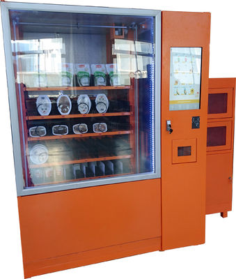 Intelligente SaladeAutomaat met Cashless-Betalingsapparaat en het Reclamescherm Geen Optie van de Aanrakingsbetaling