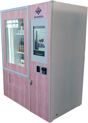 Rode Wijn Automatische Automaat met 22“ Reclametouch screen en Lift