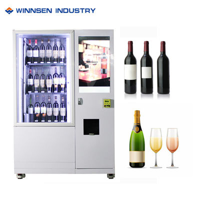 De rode WijnAutomaat met Touch screen en Slim Systeem, Afstandsbediening is Geschikt om Breekbare Punten Te verkopen