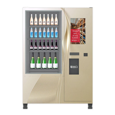 De automatische van het de mousserende wijnbier van het Zelfbedienings Grote scherm de champagnefles kan Automaat voor Beveiligingsapparatuur