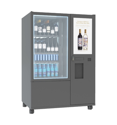 Automaat van de het Glasfles van de whisky de Veelvoudige Betaling met Transportbandlift