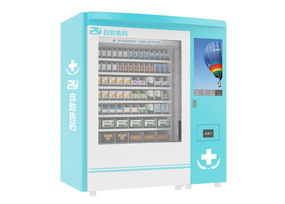 De ApotheekAutomaat van de zelfhulpopenbare ruimte met Groot Reclametouch screen