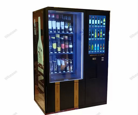 De slimme Controle van Champagne Wine Vending Machine Age van de Betalingsijskast