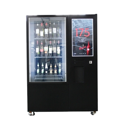 De Automaat van de de Flessenwhisky van het rode Wijnbier met het Systeem van de Liftlift