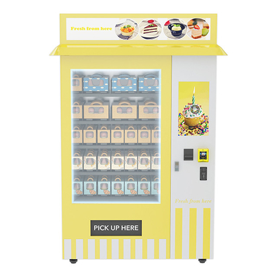 Het FruitAutomaat van sandwichcupcake met Functie 22 duim LCD van het Liftkoelmiddel