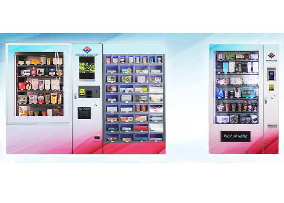 22 van de de MarktAutomaat van het duimtouche screen het Mini van het het Suikergoedboek van Gumball Gebruik van de Glazencupcake