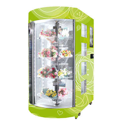 Mini Mart Flower Vending Lockers Machine-Boeket Rose Flores Smart Card Payment