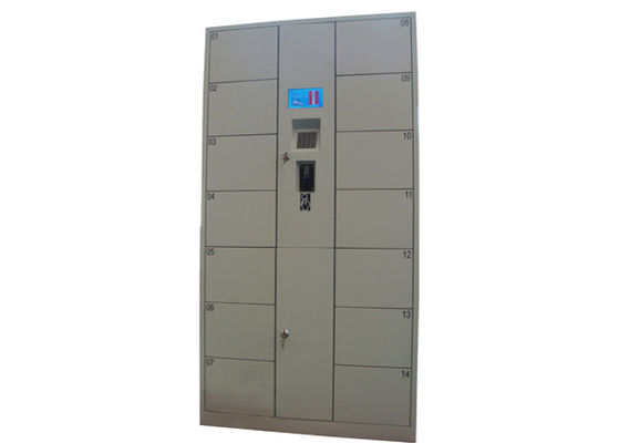 Kwaliteit Elektronische de Bagagekasten van Muntstukkenbankbiljetten, 14 de Schoolkasten van het Deurenmetaal voor Park/Gymnastiek/Bibliotheek fabriek