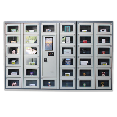 Automatische de BloemAutomaat van de het ziekenhuiswandelgalerij met Transparant Plank Gekoeld Bevochtigingssysteem