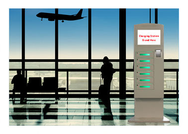 Luchthavenmetro Celtelefoon het Laden Posten met Interactieve Informatie Wifi