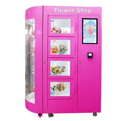 De Machine 240V van muntstukbill card operated flower vending met 48 Boeketten