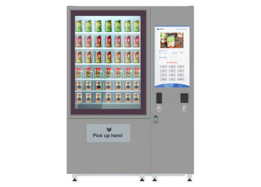 32 duim die LCD Automaten van de het Scherm de Verse Salade Met Liftsysteem adverteren