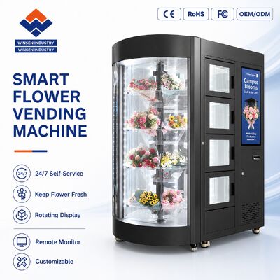 Kwaliteit Winnsen 24/7 College Campus koel slimme bloemen automaten ADA compliant voor de VS universiteit fabriek
