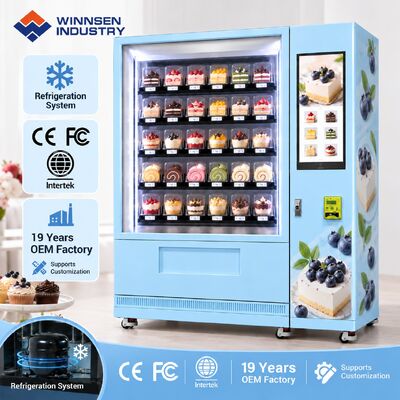 Kwaliteit Winnsen Bread and Pastry Vending Machine for Airport Metro Station Hotel Lobby fabriek
