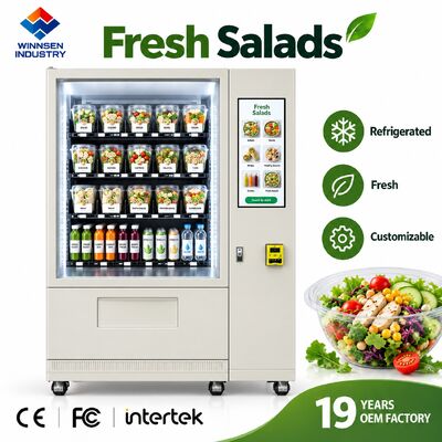 Kwaliteit Winnsen Commerciële Salade Vending Machine Zelfbediening Gezond Voedsel 24 Uur Retail fabriek
