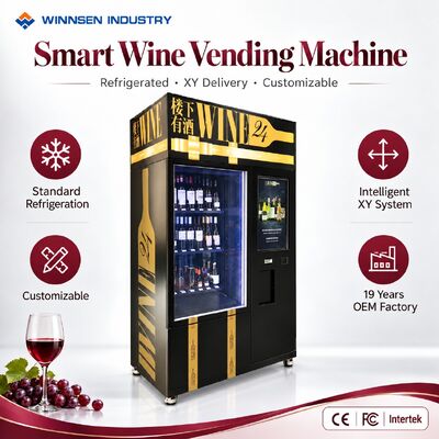 Kwaliteit Winnsen Wijnautomaat met XY Smart Basket Geen Val Zachte Fleslevering fabriek