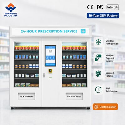 Kwaliteit Winnsen Dual Large Capacity Medicine Pickup Locker Multi Ward Network voor het onderwijsziekenhuis fabriek