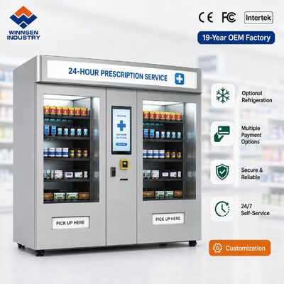 Kwaliteit Winnsen Polikliniek Apotheek Vending Machine Zelf Afhalen Contactloze Recepten voor Ziekenhuis fabriek
