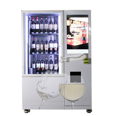 De Leeftijdscontrole van ijskastchampagne vending machine smart combo
