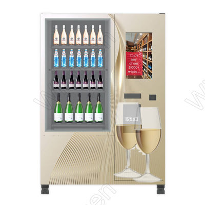 De Leeftijdscontrole van ijskastchampagne vending machine smart combo