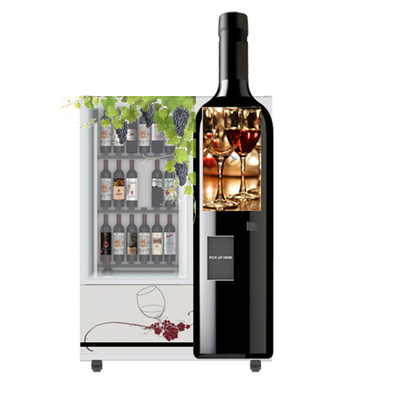 De Automaat van de de Wijnfles van glasusb met het Systeem van de Liftlift