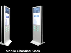 Advertentie Publieke munt bediende Multi Cell Phone oplaadkiosk met kluisje