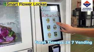 Winnsen Fresh Flower Vending Locker met koelkast en luchtbevochtiger